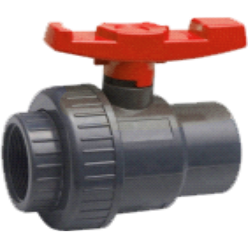 Katup Bola AMD PVC dengan Ulir Tunggal