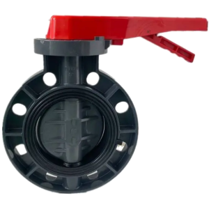 Katup Kupu-kupu AMD Tuas PVC